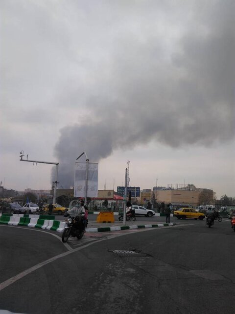 بازار تهران در آتش سوخت