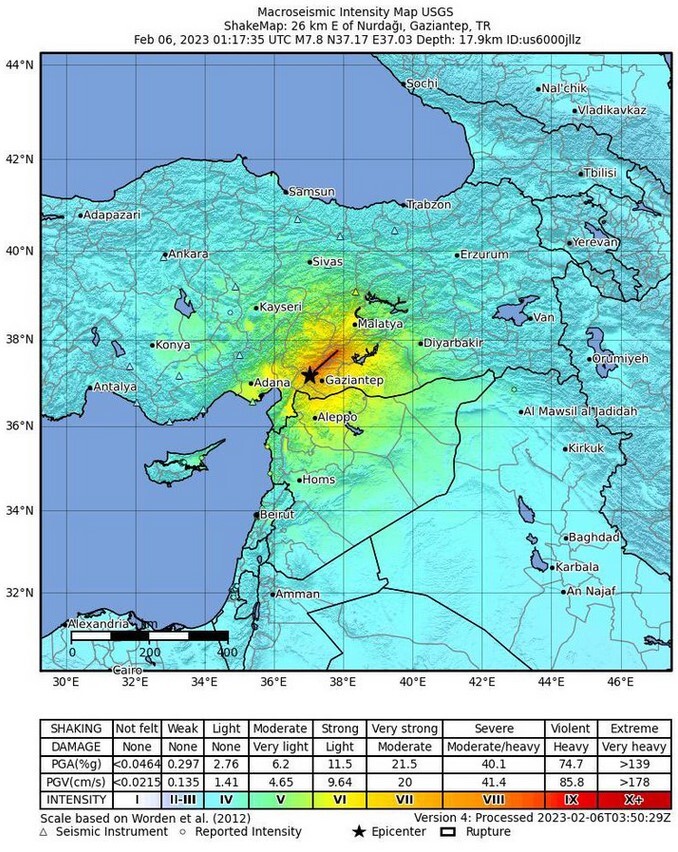 زمین لرزه ترکیه