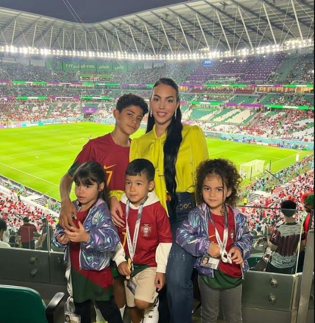خانواده رونالدو در جام جهانی قطر