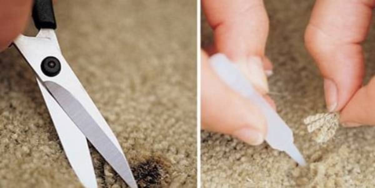 ترفندهایی برای رفع لکه های سوختگی فرش و موکت