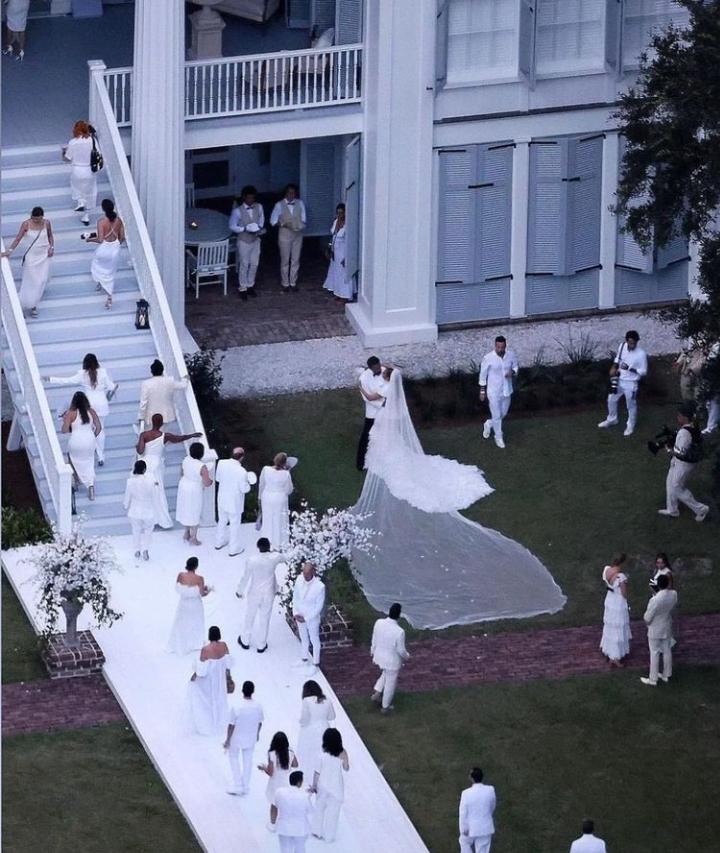 جنیفر لوپز و بن افلک بعد از ماه عسل جشن عروسی گرفتند! + عکس