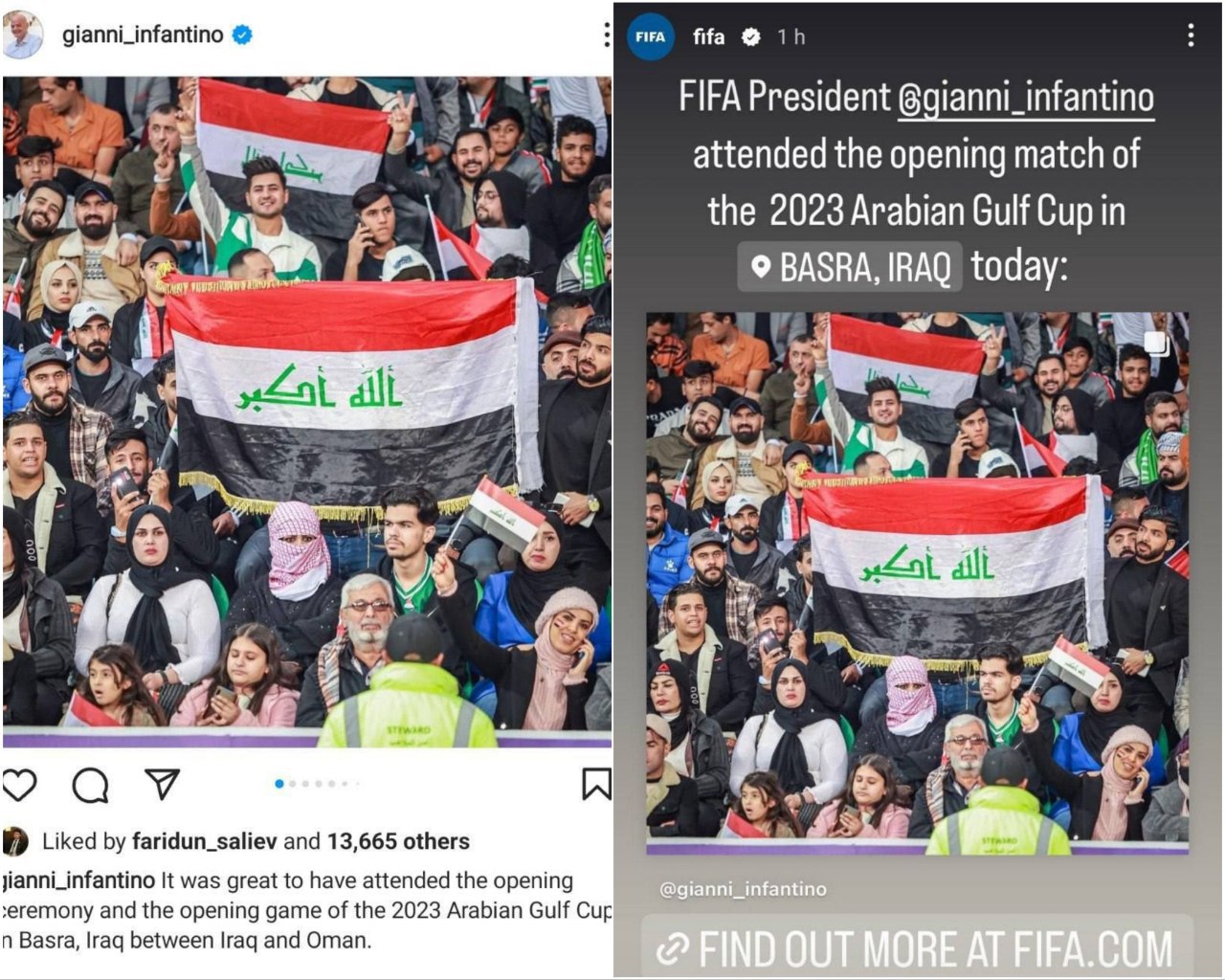  استفاده فیفا و اینفانتینو از نام جعلی برای خلیج فارس / فدارسیون فوتبال اعتراض کرد