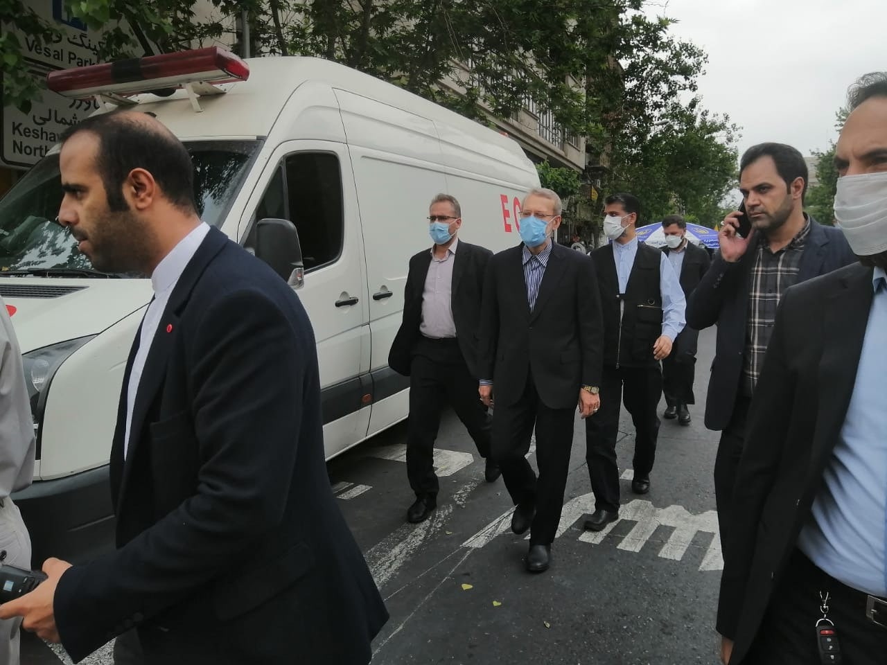 علی لاریجانی در راهپیمایی روز جهانی قدس